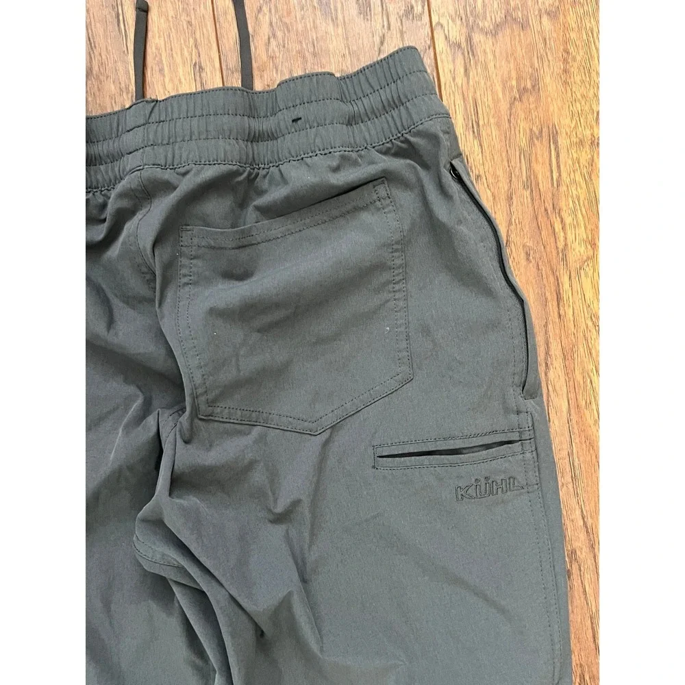 Kuhl Pants Freeflex Mens MED 32x32 Gray Activewear Drawstring 5185 21F